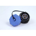 connettore stagno femmina da pannello 3 poli IP68 SP21
