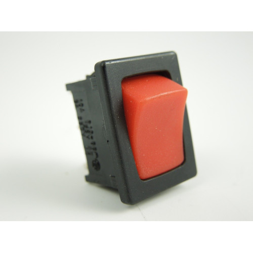 DEVIATORE UNIPOLARE  A BILANCERE - COLORE ROSSO  