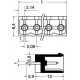 MORSETTO EUROPLUG  8 POLI MASCHIO DRITTO  5,08