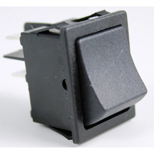 INTERRUTTORE BIPOLARE MOMENTANEO ( AUTORITORNO ) OFF-MOM 10A - COLORE NERO