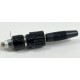 Boccola da Pannello Isolata con Serrafilo per Spina a Banana Ø 4 mm - colore Nero - 30 A  