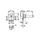 POTENZIOMETRO 2,2KB CON INTERRUTTORE 