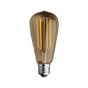 lampada a bulbo a filamento di led e27 6w