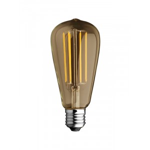 Lampada a Bulbo a Filamento di Led attacco E27 6W