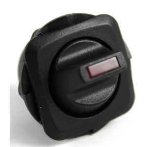INTERRUTTORE UNIPOLARE 6A 220V + LED ROSSO