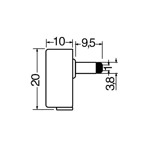 PRESA COASSIALE DI ALIMENTAZIONE AD ANGOLO