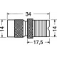 ADATTATORE COAX TNC M/N-F