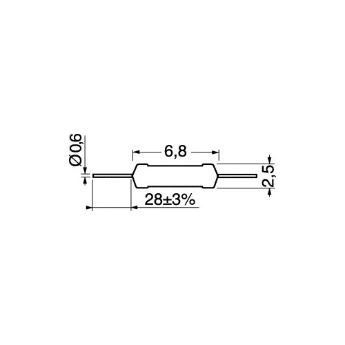 RESISTENZA 1/4W 1% 422OHM