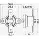 INTERRUTORE TERMICO 80° NA