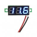 Voltmetro digitale da pannello autoalimentato 2,5 - 30 Vdc  colore blu