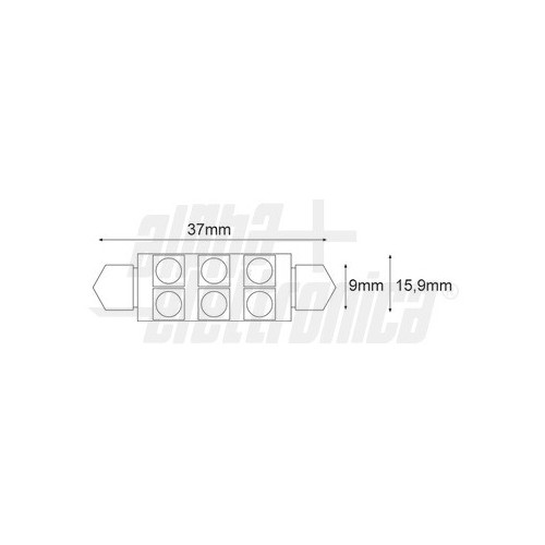 LAMPADA FESTOON LED 30:10V 