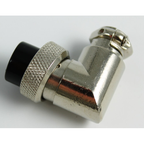PRESA SCHERMATA VOLANTE PER MICROFONO-90°- 4 POLI