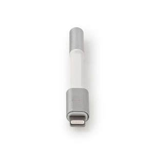 Adattatore jack da 3,5 mm per Apple Lightning a 3,5 mm bianco/oro colore