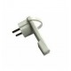 Spina Schuko 16 A 90° Slim Colore Bianco