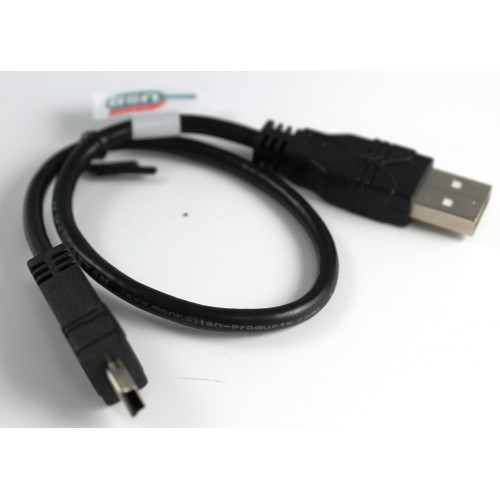 CORDONE CABLATO USB A/MINIB 0,3