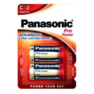 Pila Alcalina 1/2 Torcia Panasonic Pro Power