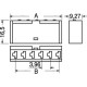 Blocchetto P 3,96 SIL 8 V