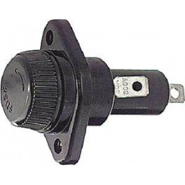 PORTAFUSIBILE da pannello 250 V 10A per fusibili 5x20 USO PROFESSIONALE