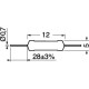 Resistenza 2 W 27 OHM 5% Ossido Metallico 