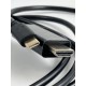 Cavo Intestato USB tipo C - HDMI Maschio / Maschio Lunghezza 1,8 Metri