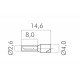 Terminali a Bussola 2,5 mm AWG14