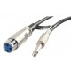 Cavo Audio Plug/XLR Lunghezza 1 mt