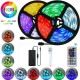 Kit Led RGB 10 mt con Telecomando e Alimentatore 