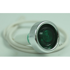 SEGNALATORE LUMINOSO 12V COLORE VERDE - STAGNO