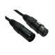 Cavo Intestato XLR M/F Lunghezza 10mt Colore Nero