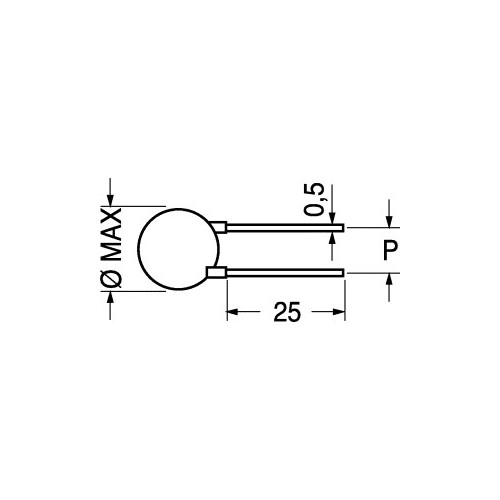 CONDENSATORE CERAMICO 1,5PF 50V NP0