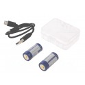 batteria litio ricaricabile CR123A