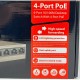 Switch 6 Porte 10/100 Mbps 4 PoE + 1 UPLINK +1 NVR Tenda TEF1106P-4-63W