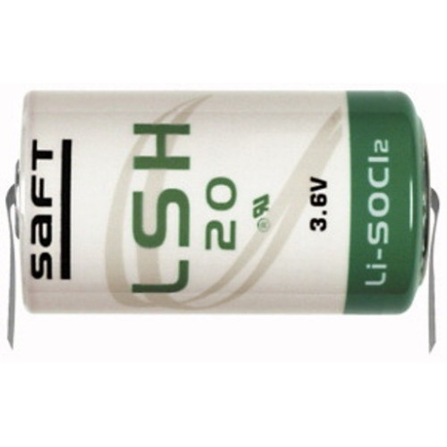 Pila SAFT LS33600 3.6V Litio Con Lamelle – 17Ah, Formato Torcia D