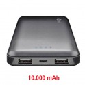 Power Bank 10000 mAh 2 porte USB Ricaricabile Goobay
