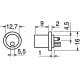 SPINA DI ALIMENT. DA PANNELLO D.2,5 MM