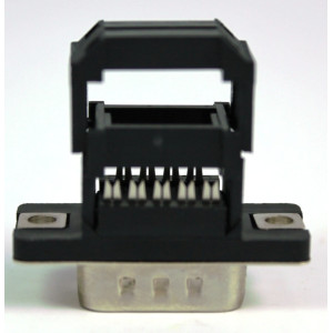 CONNETTORE  SUB-D 9P MASCHIO A PERFORAZIONE D'ISOLANTE 2