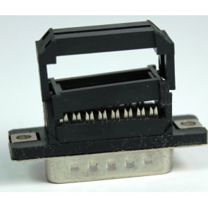 CONNETTORE SUB-D 15 POLI MASCHIO A PERFORAZIONE D'ISOLANTE 2