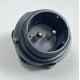 Connettore Stagno Maschio Pannello 2 Poli IP68 SP2112/P2
