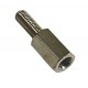 Distanziatore Filettato Maschio-Femmina Assmann V6256/B Altezza 8mm