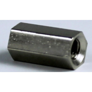 DISTANZIATORE FILETTATO FEMMINA / FEMMINA  3MA H. 10MM