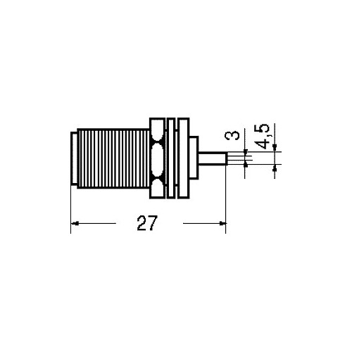 CONN.COAX N FEMM. VOL. 5,0MM 50 OHM