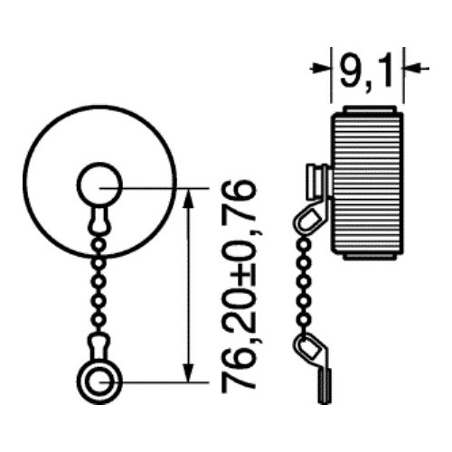 TAPPO PER CONNETTORI CPC F.17