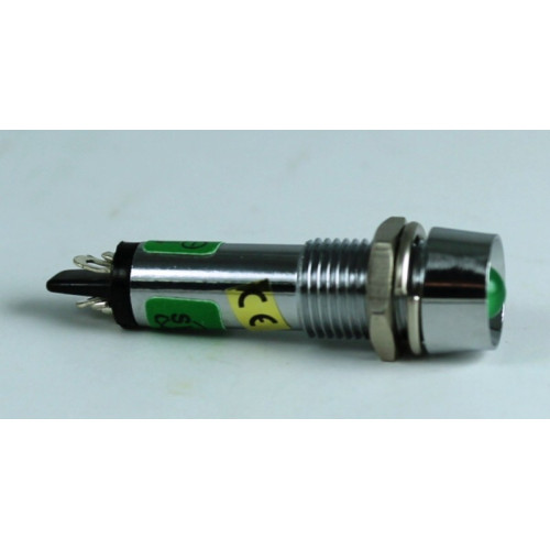 SEGNALATORE LUMINOSO A LED 24V COLORE VERDE