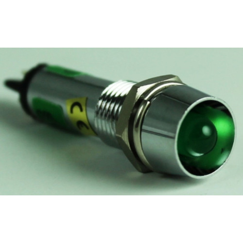 SEGNALATORE LUMINOSO A LED 24V COLORE VERDE