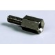Distanziatore Metallico Filettato 2,5MA Maschio/Femmina Altezza 8mm
