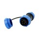 Connettore Stagno Maschio Volante 5 Poli IP68 serie SP2110/P5