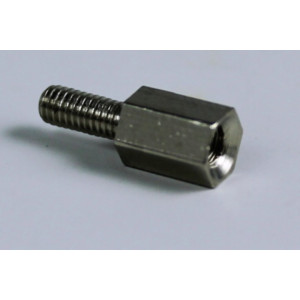 DISTANZIATORE FILETTATO MASCHIO / FEMMINA 3MA  H. 7MM