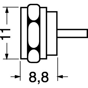 CONNETTORE COASSIALE F CARICO FITTIZIO 2