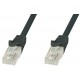Cavo per Reti Lan RJ45 Cat.6 UTP 0,3 Metro Nero