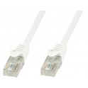Cavo Patch RJ45 30cm Cat.6 colore Bianco